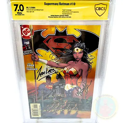 SUPERMAN/BATMAN #10 Signed By MICHAEL TURNER & JEPH LOEB • $100