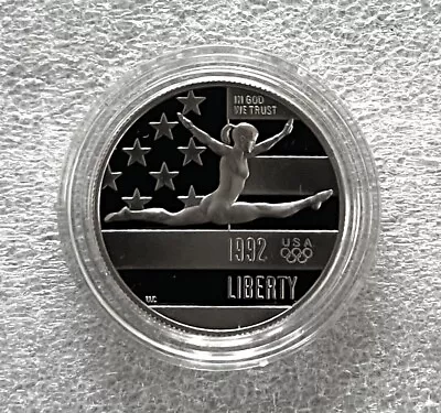 1992 US Olympic Gymnast PROOF Half Dollar Commemorative Coin  Capsule • $8.50