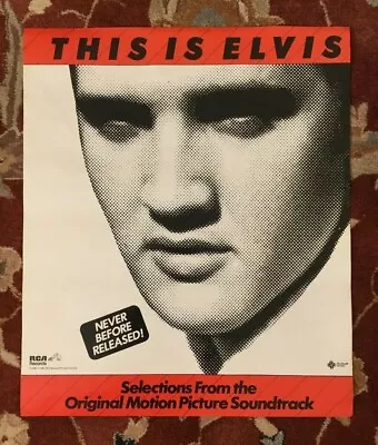 ELVIS PRESLEY  This Is Elvis  Rare Original Promotional Poster • $14.99