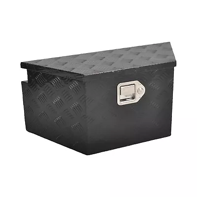 26  Inch Black Trailer Tongue Tool Box For Trailer Truck Pickup Trunk WIth Lock • $94.97