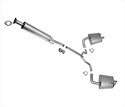 Exhaust System Resonator & Muffler For Nissan Altima 2010-2018 2.5L 4 Door • $329