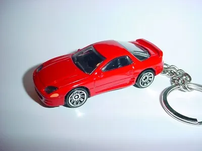 HOT 3D RED MITSUBISHI 3000GT CUSTOM KEYCHAIN Keyring Key GT CAR BLING Matchbox • $15.76