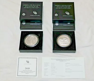 2010 P Mount Hood America The Beautiful 5 Oz Silver Coin Excellent Satin Finish • $287.77