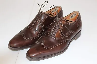 Romano Martegani 1891 Dark Brown Wing Tip Oxfords Made In Italy Men's 7 NICE • $49.99