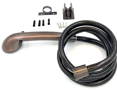  Rv Hand Held Shower Head Hose Kit With On/off Switch Oil Rubbed Bronze Marine • $14.95