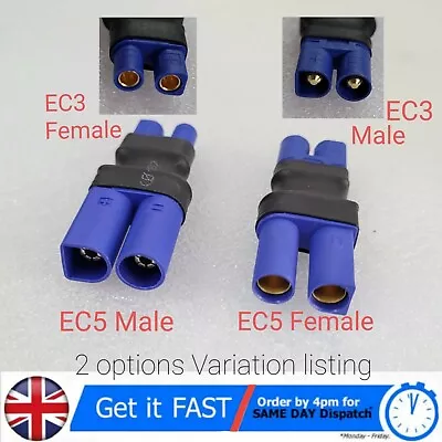 RC Connector Female / Male EC3 To Male / Female EC5 Adaptor Adapter Compatible • £3.80