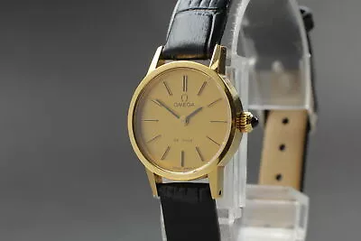 [Exc+5] Vintage Omega De Ville 625 17J Hand Winding Gold Women Watch From JAPAN • $249.90