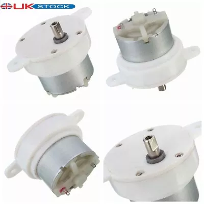 DC 12V 3RPM High Torque Low Noise Micro Electric Geared Box Reduction 4mm Motor • £5.49