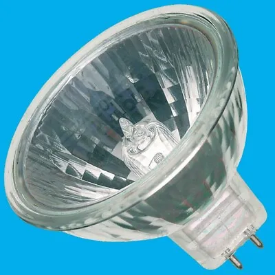 12x 50W MR16 GU5.3 12V Halogen Dichroic UV Filter Dimmable Spot Light Bulbs Lamp • £12.99