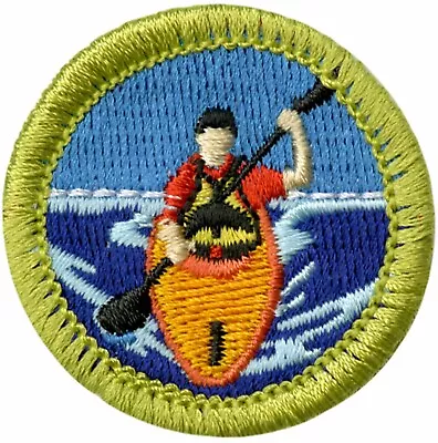 Bsa Kayaking Merit Badge Current Mint Nwt Type L Since 1910 Back • $7.95