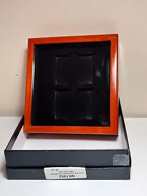 WOOD SHADOW BOX MEDAL AWARD DISPLAY CASE 7.75  X 7.25  • $16.99