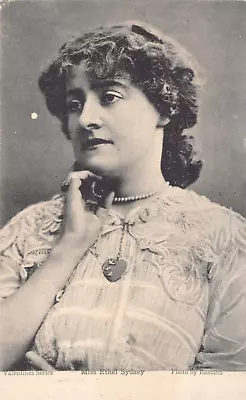 Postcard - Edwardian Actress - Miss Ethel Sydney  - 1907  - Valentines • £2.99