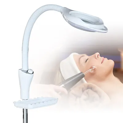 16X Diopter LED Facial Magnifying Floor Stand Light Lens Lamp Salon Magnifier • $24.99