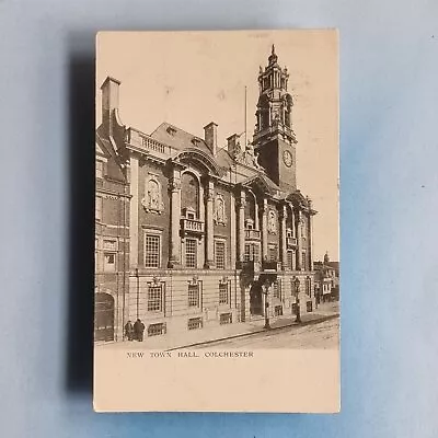 Colchester Postcard 1910 The New Town Hall Essex • £7.95