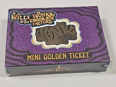 Golden Ticket Prop Replica Willy Wonka And The Chocolate Factory Metal Charlie • $49