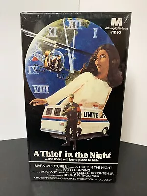 A Thief In The Night VHS Video Tape Mark IV Pictures 1986 Cult Movie Sealed New • $14.99