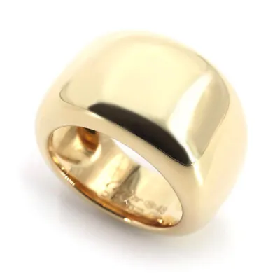 Cartier Nouvelle Vague Au750 18K Yellow Gold Ring #48 US Size 4.25 11.1grams • £2586.90