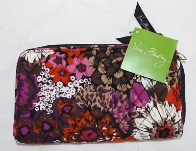 VERA BRADLEY Accordion Wallet - Rosewood - Exact One - Pinks Brown Purple - NWT • $32.95