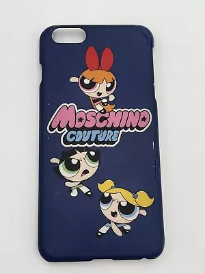 SS16 Moschino Couture Jeremy Scott POWERPUFF GIRLS BLUE CASE FOR IPhone 6 *PLUS* • $12.99