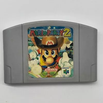 Mario Party 2 Nintendo 64 N64 Game Cartridge PAL 28j4 • $134.95