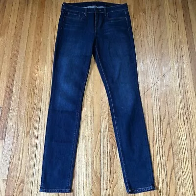 Vince 29 Blue Skinny Jeans Womens Medium Dark Wash Pants Denim • $29.99