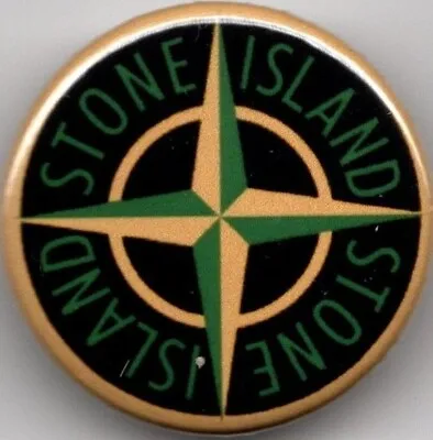 STONE ISLAND Pin Button Badge 25mm - SKINHEAD - MOD - VESPA - LAMBRETTA • £1.40