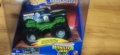 Hot Wheels Monster Jam Rev Tredz GRAVE DIGGER Monster Truck  New In Box 2002 • $20