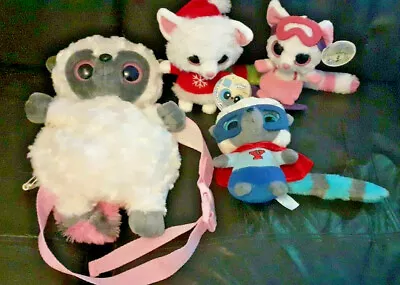 £10.49 • Buy 4 X YOOHOO & Friends Soft Toys Inc NEW Santa & Wannabe Snowboarder & Rucksack