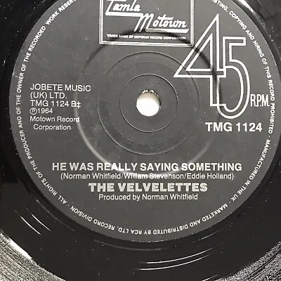 The Velvelettes - He Was Really Saying Something / Needle In A Haystack - M- • $14.92