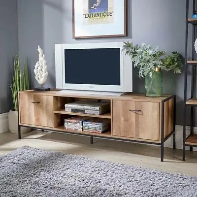 £134.99 • Buy Oak TV Stand Coffee Nest Table Sideboard Living Room Furniture Bookshelf Console