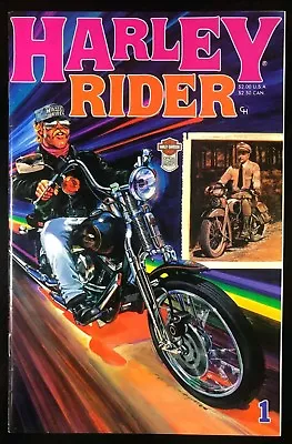 VIntage HARLEY RIDER COMIC - 1988 1ST EDITION Comic - MINT Harley Davidson • $15