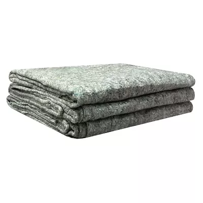 UBMOVE 3 Pack Grey Textile Moving Blankets 54  X 72  Pad • $24.95