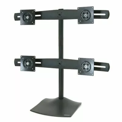 Ergotron DS100 Series Quad-Monitor Desk Stand - Steel - Black 33-324-200 • $199