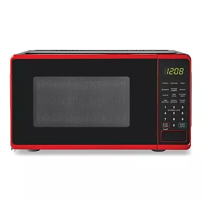 0.7 Cu Ft Compact Microwave Oven Countertop Small 700W Cooking Red Microwave US • $49.99