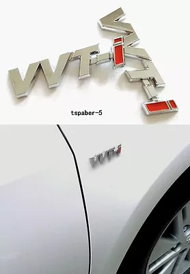 3D Chrome VVTI Emblem Fender Side Badge Metal Sticker Decal Fit Japan Car • $11.99