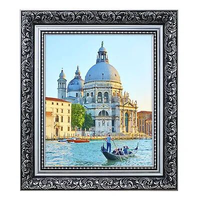 £10.70 • Buy Ornate Photo Frame Traditional Dahlia Gold & Silver Picture Antique Art Frames