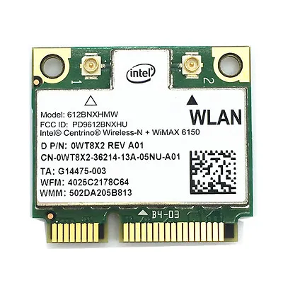 Intel Centrino 6150 612BNXHMW Wireless Half MINI PCI-E WLAN Wifi Network Card • $6.89