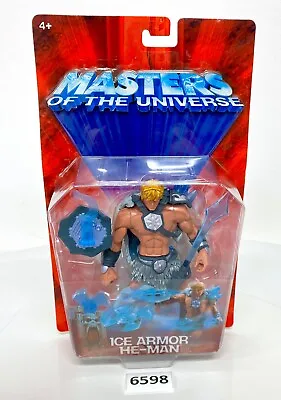 Masters Of The Universe 200x  ICE ARMOR HE-MAN   6” Figure MOTU 2002 NEW MIB • $34.99