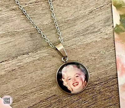 NEW Marilyn Monroe Face Vintage Style Famous Movie Sexy Icon Handmade Necklace • $16.17