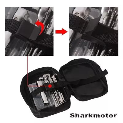 Universal Motorcycle Rear Fender Bag Seat Bag Tool Bag Bolts To Rear Fender  • $33.70