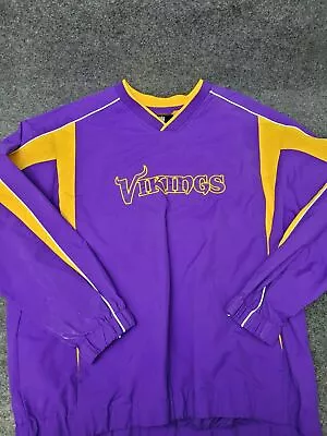 Minnesota Vikings Shirt Mens Extra Large Purple NFL Football Pullover Y2K Z3 • $18.74