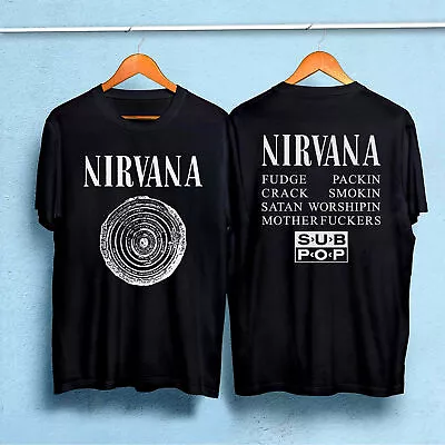 New Rare Nirvana Bleach Fudge Packin 1989 Vintage 2 Sided T-Shirt • $23.99