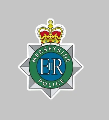 MERSEYSIDE LIVERPOOL POLICE METROPOLITAN Sticker CID SCOTLAND YARD CRIME MET • £2.65