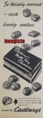 Vintage British Advertisement (1953): Cadburys Chocolates • $15