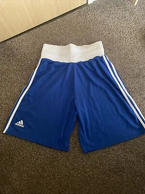 £12.99 • Buy Mens Blue Adidas Boxing Shorts Size 160/S