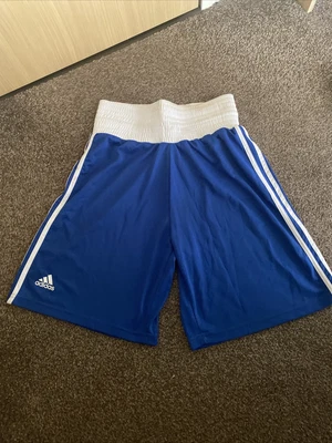 £12.99 • Buy Mens Blue Adidas Boxing Shorts Size 160/S