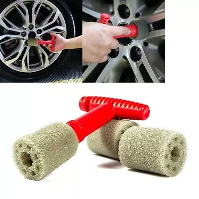 Car Detailing Brush Wheel Rims Tire Seat Engine Cleaning Tool Kit LR • $13.47