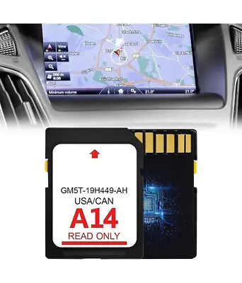 New 2023 For Ford Lincoln Navigation Sd Card A14 Gps Sync Map Update Usa/canada • $29.95