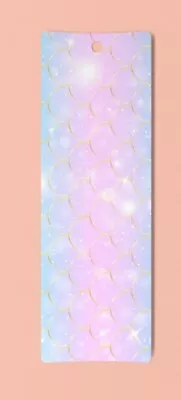 Mermaid Skin Design Bookmark Double Sided Design With Lamination • $2.99