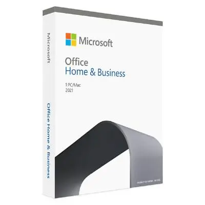 Microsoft Office Home & Business 2021 - (Retail Box) 1 User 1 Device - Medialess • $350